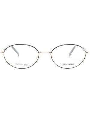 Zadig & Voltaire Bril Met Ovaal Montuur - Wit
