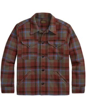 RRL Checked Shirt - Brown