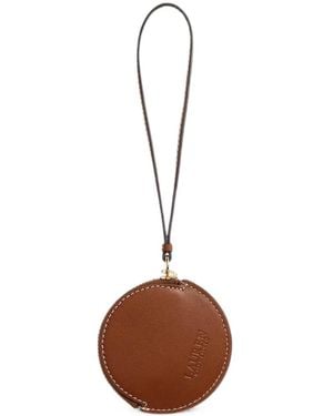 Ralph Lauren Logo-Plaque Leather Bag Accessory - White