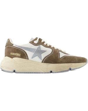 Golden Goose Low-Top Trainers With Suede Panelling - Multicolour