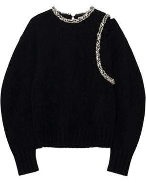 Jonathan Simkhai Monroe Embellished Sweater - Black