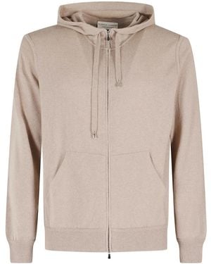 FILIPPO DE LAURENTIIS Kapuzenjacke mit Reißverschluss - Natur