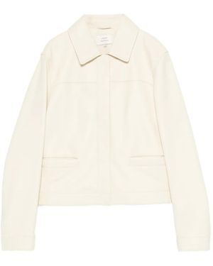 Loulou de Saison Zip-Up Jacket - White