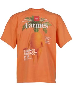 Doublet Farmes Magazine Cover T-Shirt - Orange