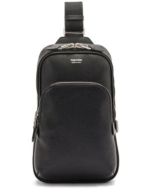 Tom Ford ロゴ ショルダーバッグ - ブラック