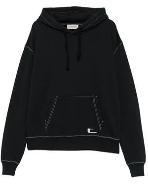Carrera Contrast-Stitching Hoodie - Black