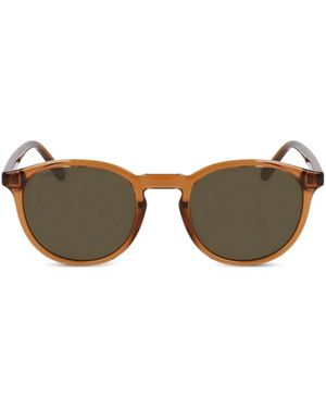 Lacoste Pantos-Frame Sunglasses - Brown