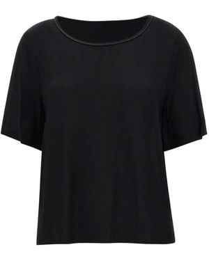 Kaos Side-Slit T-Shirt - Black