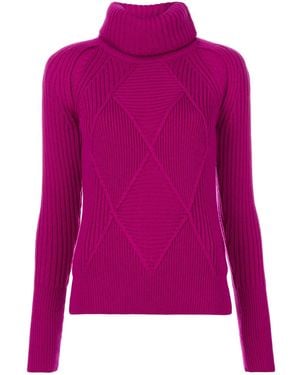 KENZO Roll Neck Jumper - Pink