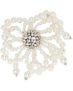N°21 Broche À Ornements En Cristal - Blanc