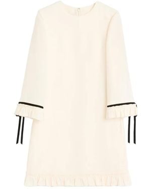 Valentino Garavani Crepe Couture Mini Dress - White