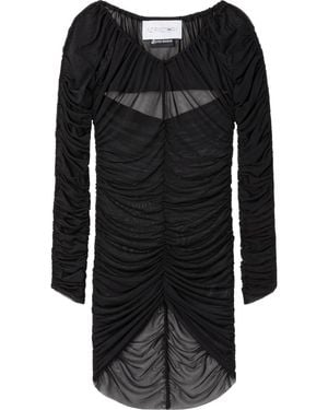 AZ FACTORY Top Con Ruches X Ester Manas - Nero