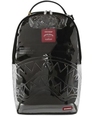 Sprayground Shark Central Clear Backpack - Black