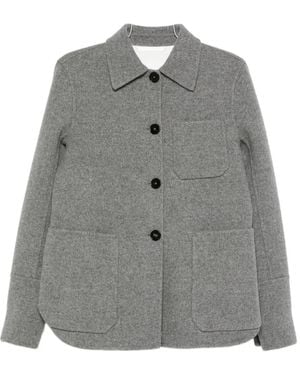Jil Sander パッチポケット ジャケット - グレー