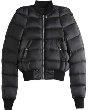 Rick Owens Puffed Quilted Jacket - Black