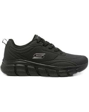 Skechers Perforated Trainers - Black