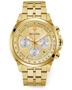 Bulova Classic Chronograph 45Mm Watch - Metallic