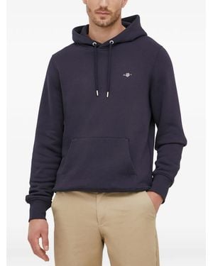 GANT Shield Logo Hoodie - Blue