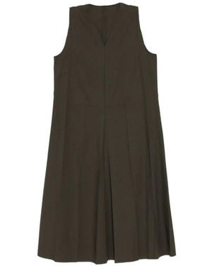 JNBY Pleated Midi Dress - Green