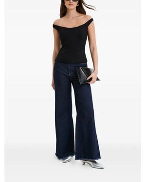 MARCELLA Eliana Off-Shoulder Top - Blue