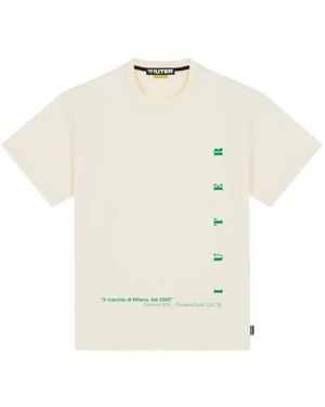 Iuter Face Graphic-Print T-Shirt - White