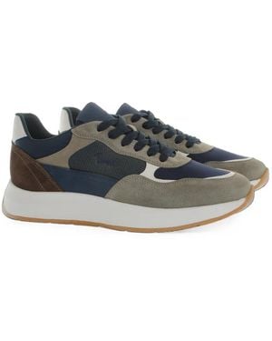 Harmont & Blaine Paneled Mesh-Insert Sneakers - Multicolor