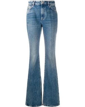 The Attico Vaqueros bootcut de talle alto - Azul