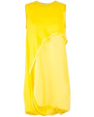 Maison Rabih Kayrouz Layered panel dress - Amarillo