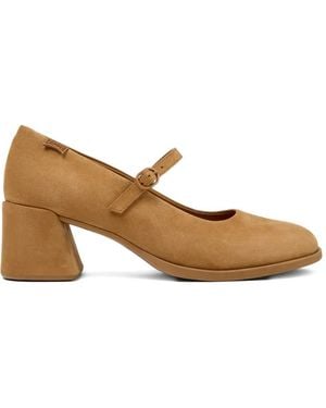 Camper Kora Buckle Pumps - Natural