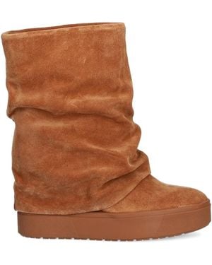 Guess Draped Ankle Boots - Brown