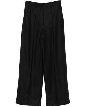 Bompard Pintuck Twill Pants - Black
