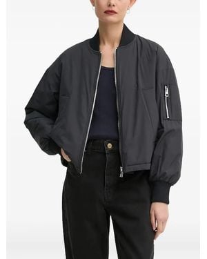Marc O' Polo Zip-Front Bomber Jacket - Black
