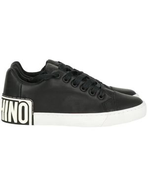 Moschino Logo-Detail Sneakers - Noir