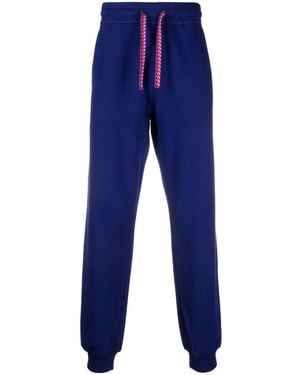 Lanvin Drawstring-Waistband Detail Track Trousers - Blue