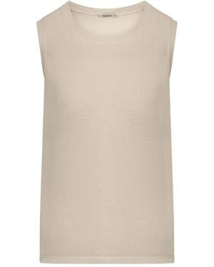 Transit Mélange-Effect Tank Top - Natural