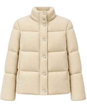 Eleventy Quilted Wool Jacket - Natural