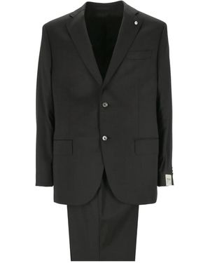 L.B.M. 1911 Single-Breasted Suit - Black