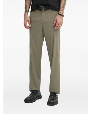Samsøe & Samsøe Buttoned-Pocket Tailored Trousers - Green