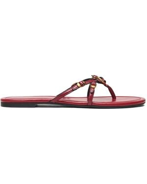 Marc Jacobs The Kiki Leather Sandals - Red
