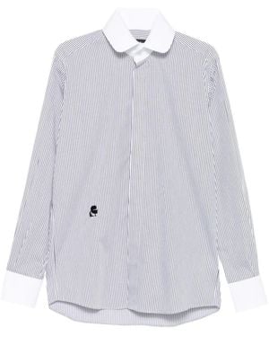 Karl Lagerfeld Pinstripe Shirt - White