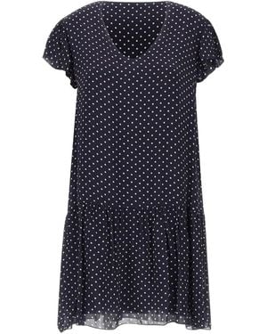 Kaos Polka-Dot Midi Dress - Blue