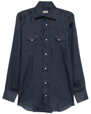 Sartorio Napoli Linen Shirt - Blue