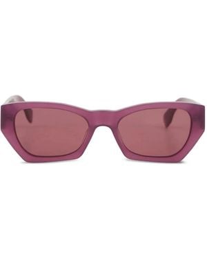 Retrosuperfuture Geometric-Frame Sunglasses - Pink