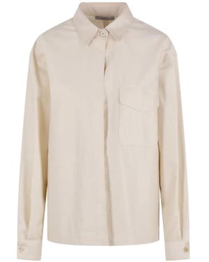 Dusan Buttoned Pocket Coat - White