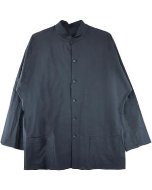 Y's Yohji Yamamoto Button-Up Shirt - Blue