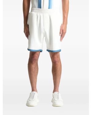 Manière De Voir Shorts Raoul Con Bordo A Contrasto - Bianco