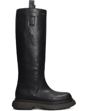 3Juin Ika Chunky-Sole Knee-High Boots - Black