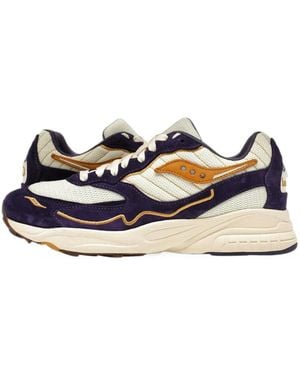 Saucony 3D Grid Hurricane Trainers - Blue