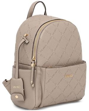 バックパック・リュック LIU JO Women Backpacks AA5070E0019 03R14 GREY Liu Jo Backpacks for Women | Online Sale up to 49% off | Lyst