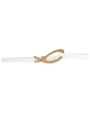 Amir Slama Rope Belt - White